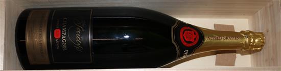 A Jeroboam bottle of Alfred Gratien Champagne Epernay, Privee cuvee brut (boxed)